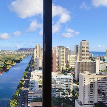 Waikiki Condo High Floor Views Beaches Convention Center Гонолулу Екстер'єр фото