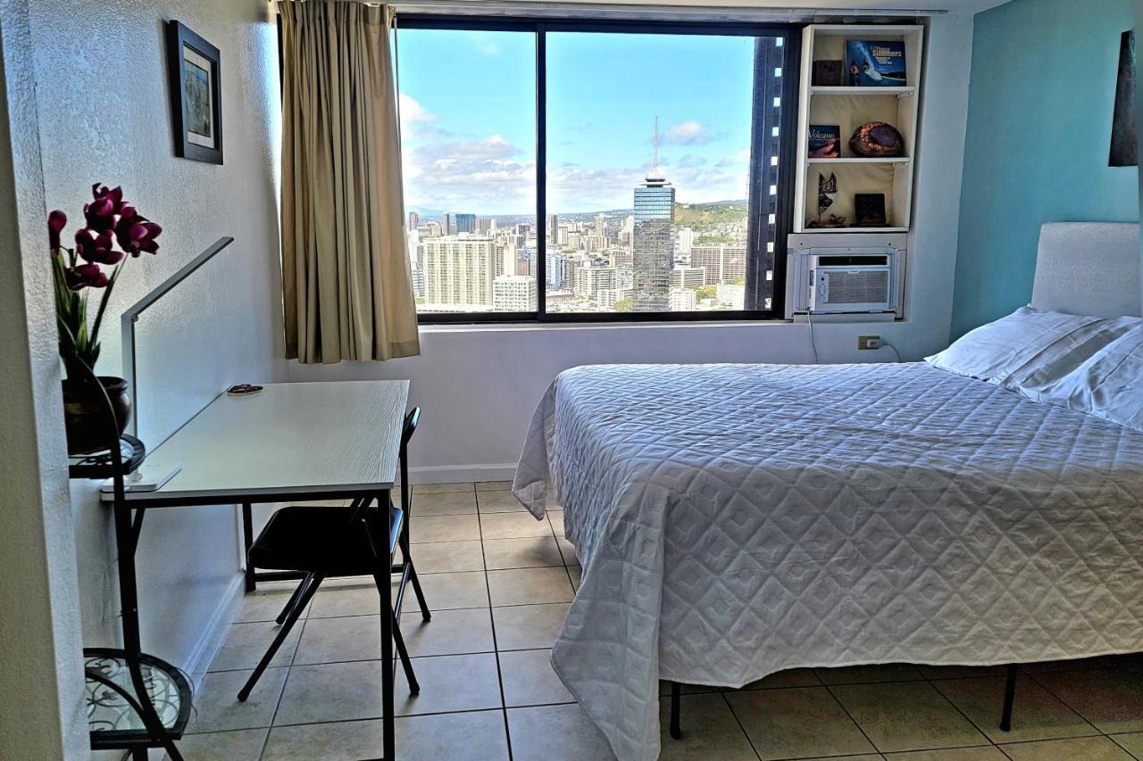Waikiki Condo High Floor Views Beaches Convention Center Гонолулу Екстер'єр фото