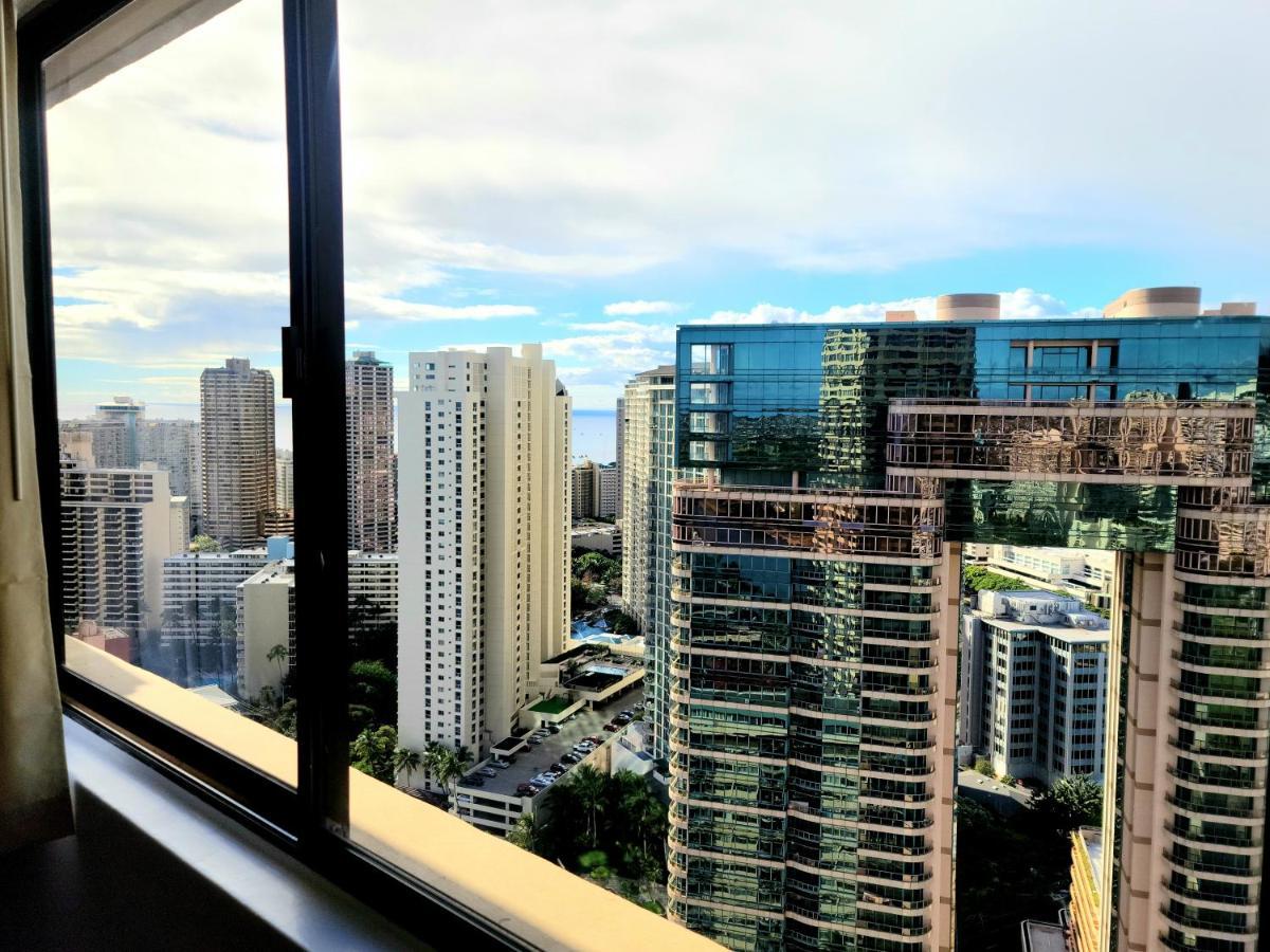 Waikiki Condo High Floor Views Beaches Convention Center Гонолулу Екстер'єр фото