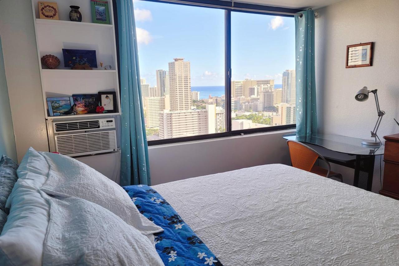 Waikiki Condo High Floor Views Beaches Convention Center Гонолулу Екстер'єр фото