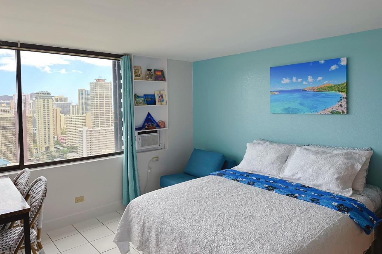 Waikiki Condo High Floor Views Beaches Convention Center Гонолулу Екстер'єр фото