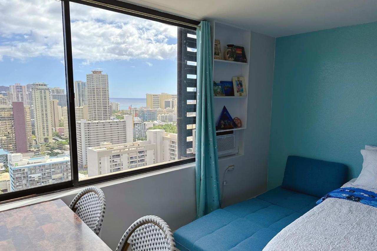 Waikiki Condo High Floor Views Beaches Convention Center Гонолулу Екстер'єр фото