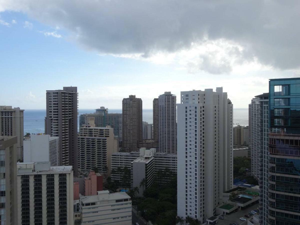 Waikiki Condo High Floor Views Beaches Convention Center Гонолулу Екстер'єр фото